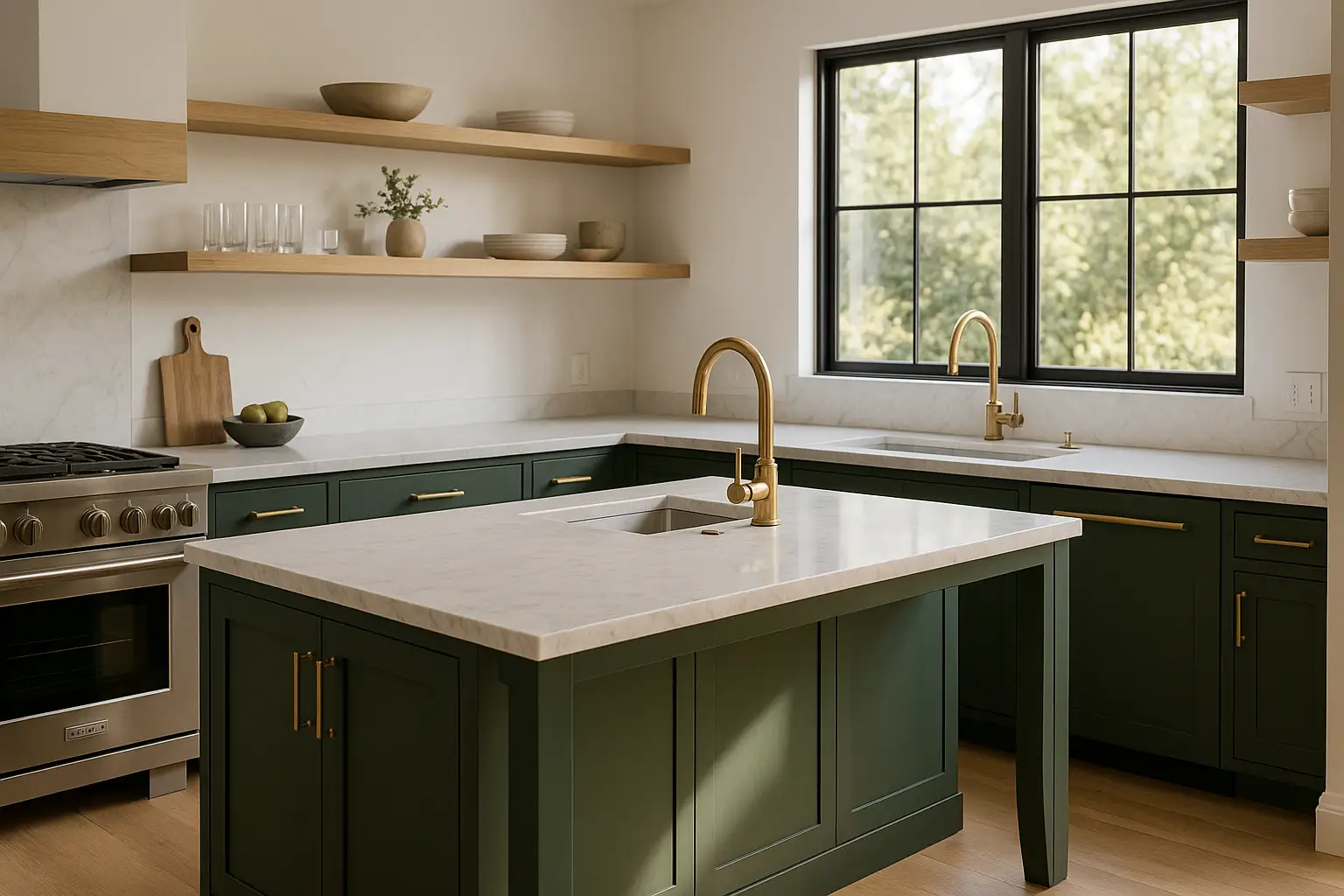 Green Kitchen Cabinets: Bay Area Design Guide