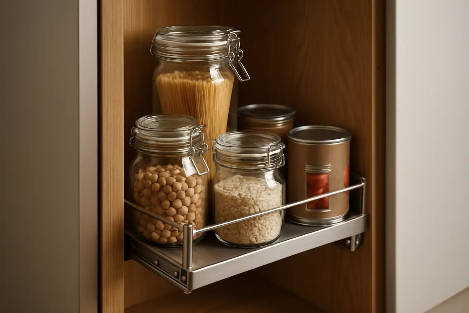Bay Area Pantry Cabinets: Pull-Out vs Fixed Shelf