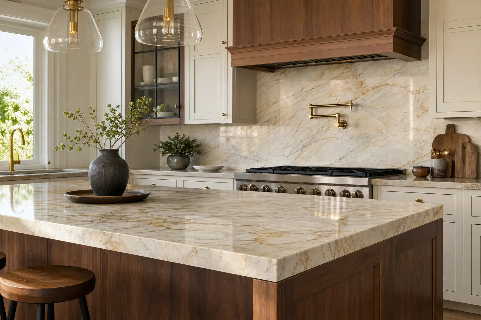 Taj Mahal Quartzite: Luxury Bay Area Kitchen Surfaces